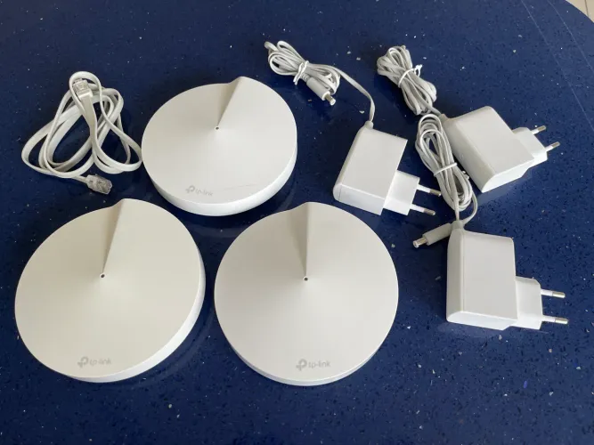 Kit 3 Roteador TP-Link Wi-fi Mesh AC1300 Deco M5