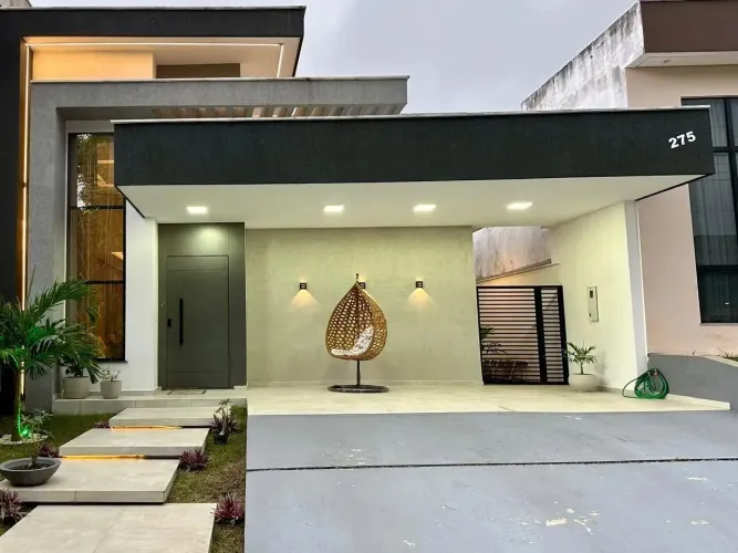 Quinta das Marinas Condomínio Residencial Casa nova com 3  suítes sendo uma com closet;