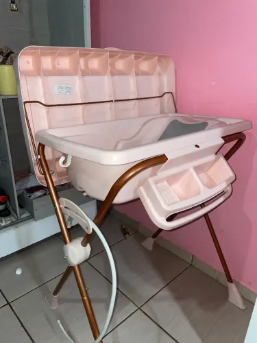 Banheira de bebê rose burigotto