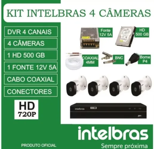 SISTEMA DE CÂMERAS COMPLETO!!!