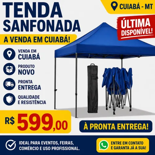 Tenda sanfona 3x3 nova