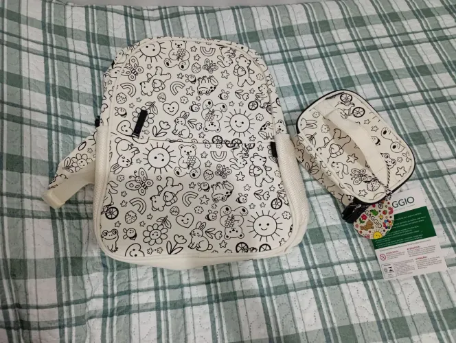 Kit: Mochila com estojo escolar pra decorar!