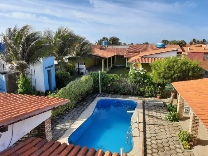 Pousada recanto atalaia na praia de atalaia em Luis Correia-PI (100 mestros da praia)