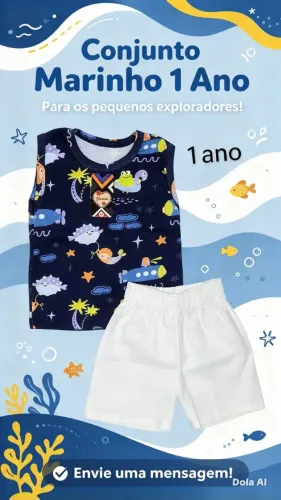 Conjunto masculino 1/2/4/6 anos watsap * X *