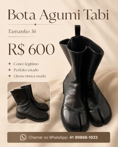 Bota tabi agui