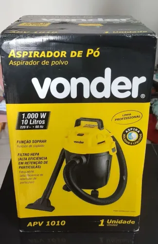 Aspirador de pó e água vonder 10 litros lacrado