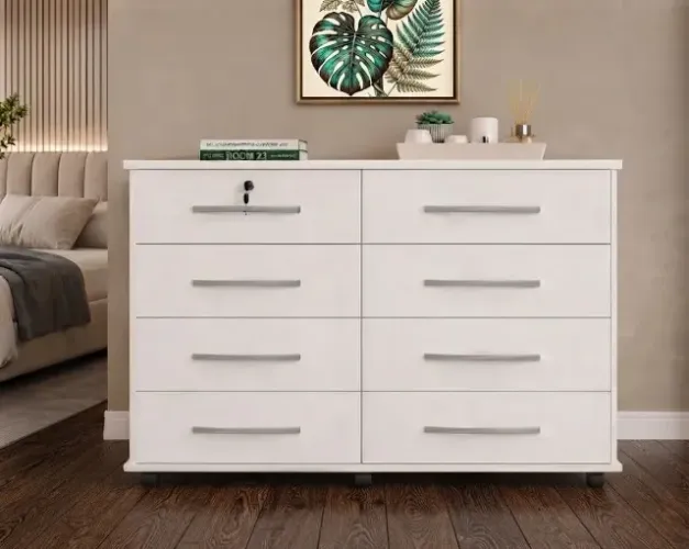 Cômoda com gavetas nova de fabrica