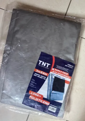 Lona de Polietileno dupla face 3x4m