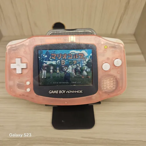 Game Boy Advance Rosa Translúcido + Mario tennis 