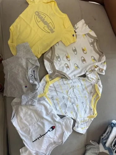 Kit 5 Body Champion Bebê 3 Meses