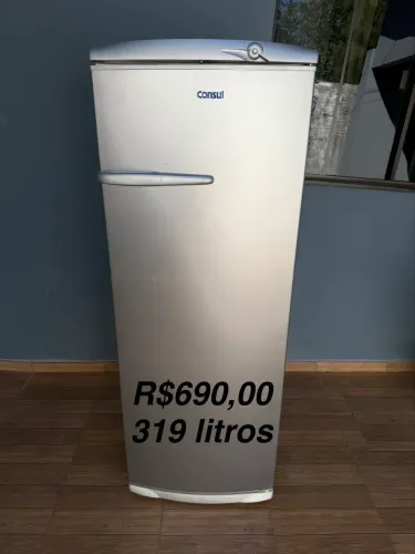 Geladeira consul 319 l funcionando e econômico