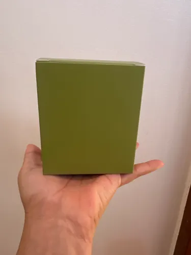 Caixa de Papel Cartão Triplex 8,8 × 10,2 × 8,8 cm - Verde