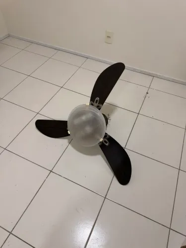 Ventilador de Teto com Luminária 3 Pás