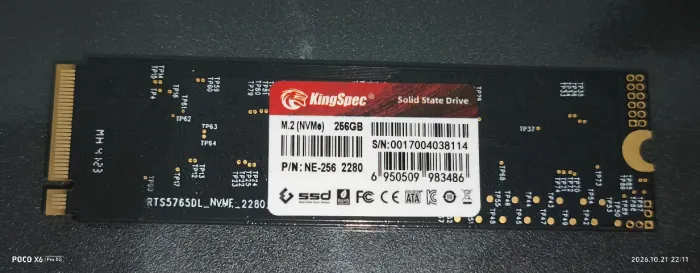 SSD NVME KingSpec NE-256 256GB