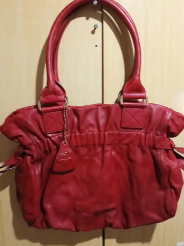 Bolsa de couro legítimo DAKNY 36 LARGURA POR 30