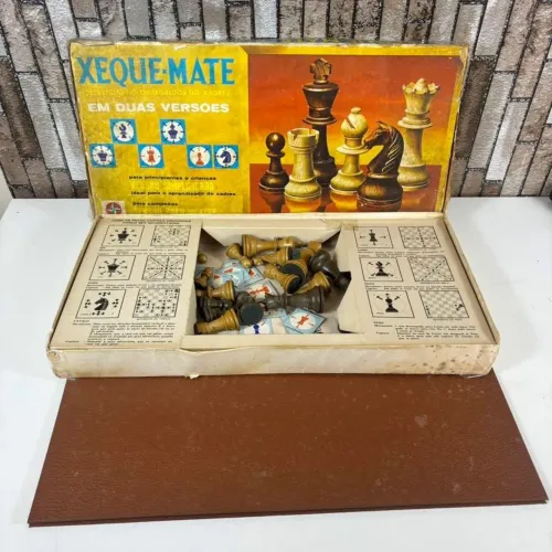 Antigo Jogo de Xadrez Xeque-Mate - Estrela 1979/80
