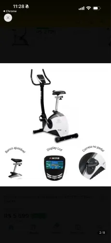 Bicicleta ergométrica Kikos KV8.7i