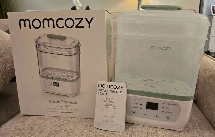 Esterilizador e Secador de mamadeira e acessórios Momcozy