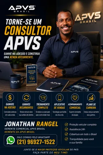 CONSULTOR COMERCIAL APVS BRASIL | GANHOS POR PRODUÇÃO E RENDA RECORRENTE