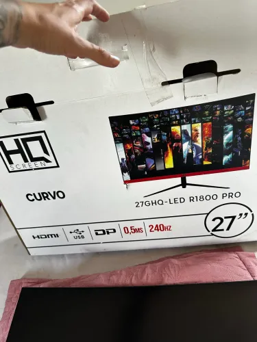 (LEIA A DESCRIÇÃO) MONITOR GAMER 27 polegadas HQ 240Hz Curvo 0,5 ms