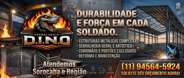 Serralheria D.I.N.O. - Estruturas Metálicas e Serralheria em Geral
