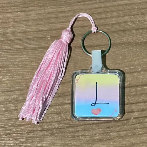 Chaveiro acrílico 3x3 cm personalizado