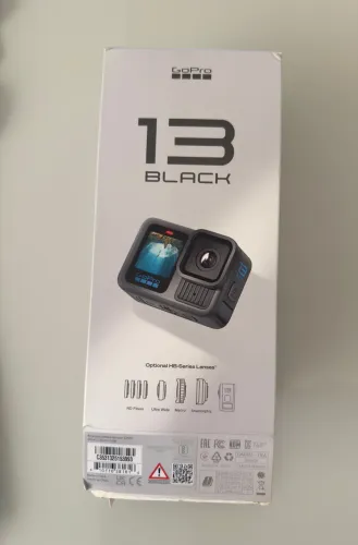 GoPro 13 Black com filtros, lentes e acessórios