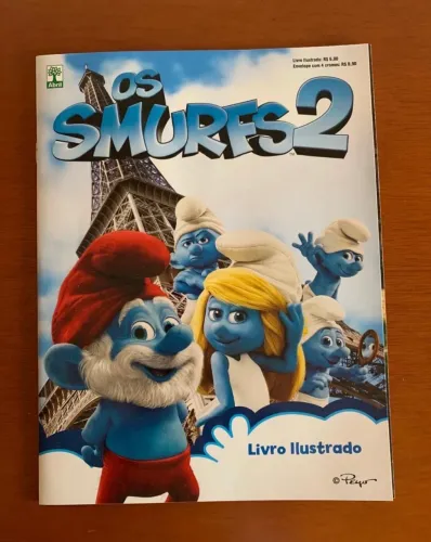Álbum de figurinha smurfs 2