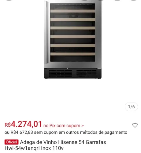 Vendo adega de vinho hesensi