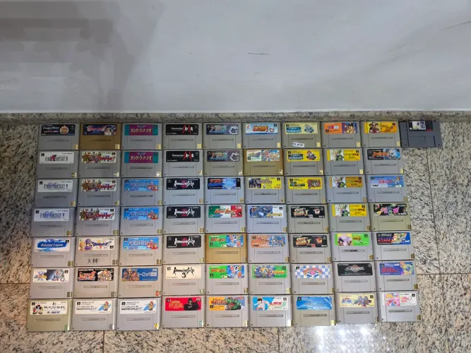 Lote de Jogos super famicom 