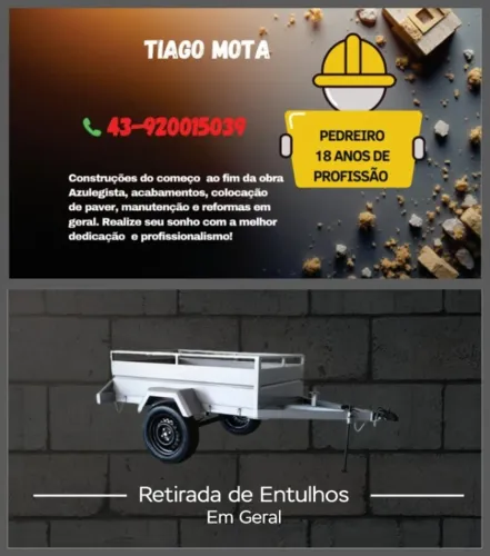 Pedreiro Tiago ( Londrina e região)