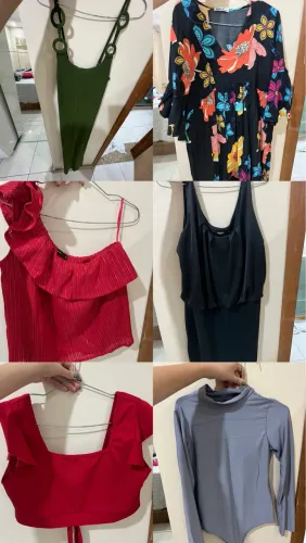 Lote de roupas femininas tamanho M/G - Shein, C&A e outras marcas 