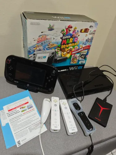 Nintendo Wiiu desbloqueado 512gb + Wii remote