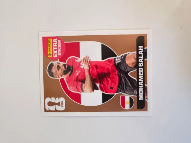Figurinha da Copa do Mundo de 2026 Legend do Mohamed Salah Bronze  