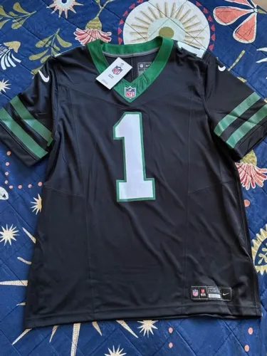 camisa nfl de jogo nova importada dos USA - dry fit - new york jets nike - tamanho G/L