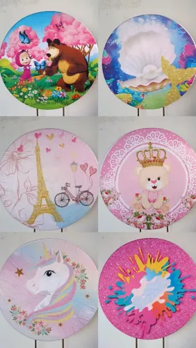 Capas de painel de festa 1.20 diâmetro