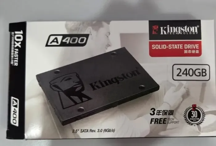 HD SSD Kingston A400 240GB 2.5 Polegadas SATA III para Laptop e Desktop