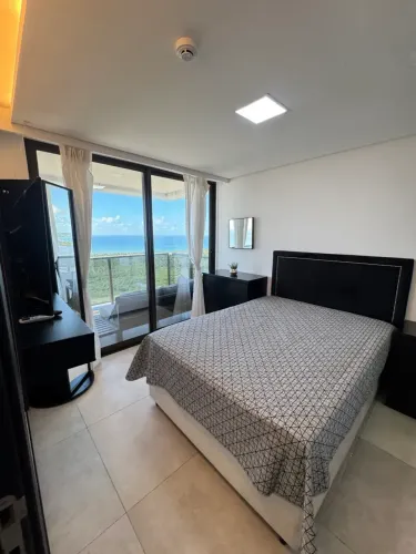 Flat Barra Home Stay 2 Qts Mobiliado Vista Mar!! Piscina Academia
