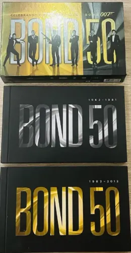 Blu-ray Bond 50 - 007 Coleção 23 Filmes Nacional Dublados