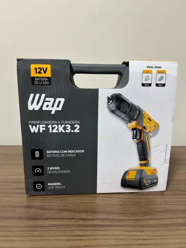 Furadeira e Parafusadeira a Bateria 12V WAP WF 12K3.2 - Nova
