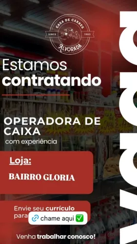 VAGA DE OPERADORA DE CAIXA
