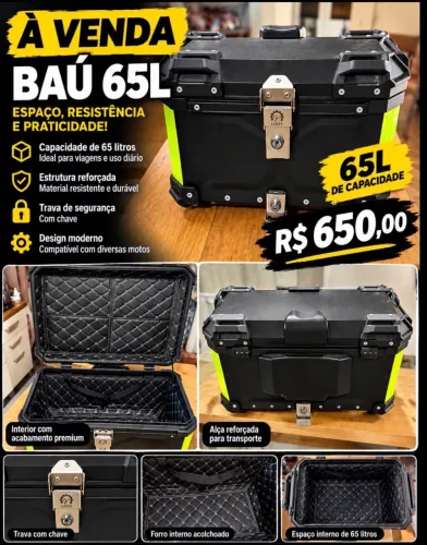 Baú de 65L