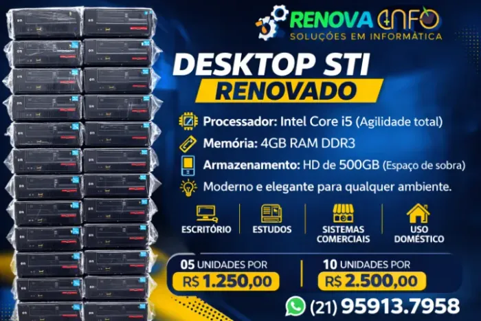 KIT 05 CPU'S SEMP TOSHIBA CORE I5 - RENOVADO