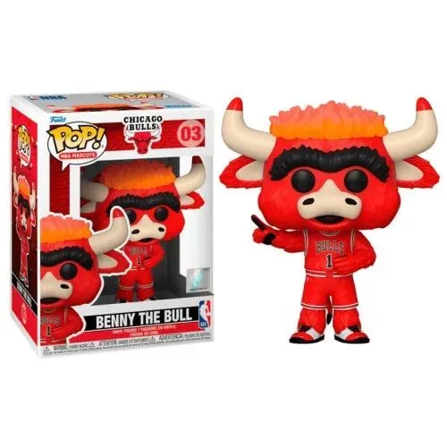 Funko Pop Benny the Bull (Exclusivo) Mascots - NBA Chicago Bulls - #03