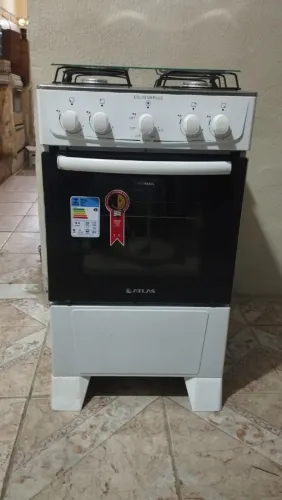 FOGÃO ATLAS 4 BOCAS FUNCIONANDO PERFEITAMENTE (MANUAL) FAÇO A ENTREGA 