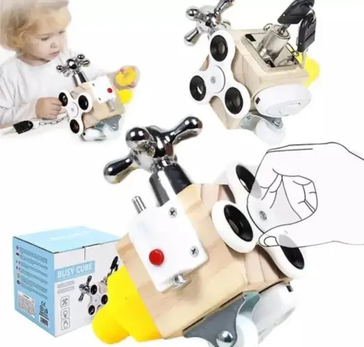 Brinquedo Bloco Educativo Bebes Criancas Montessori e tb TEA e Autismo Coordenacao Motora
