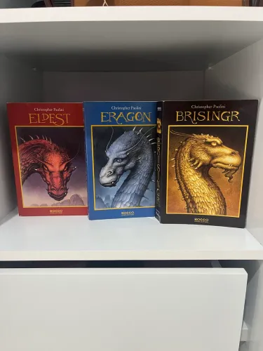 Coleção Eragon Eldest Brisingr 3 livros Rocco
