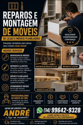 Montador de móveis e restaurador