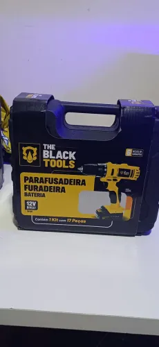 Furadeira e Parafusadeira 12V The Black Tools (Completa na Maleta) - Nova!