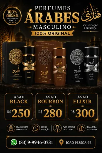 Perfumes Árabes e Importados Originais e Lacrados